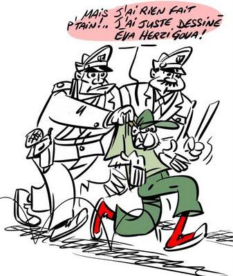 ...Il l'aurait dessiné juste en sortant de sa douche...