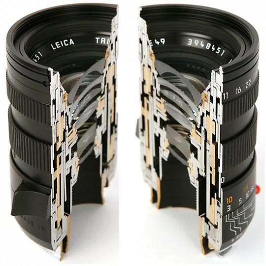 cutaway2 540x540 La moitié dun objectif Leica