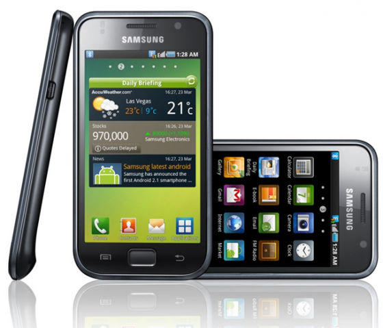 samsunggalaxys 560x479 Le Samsung Galaxy S rejoint officiellement la longue liste des smartphones Android supportés par la rom cyanogen.