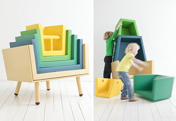 LAURENS VAN WIERIGEN // stacking throne for children