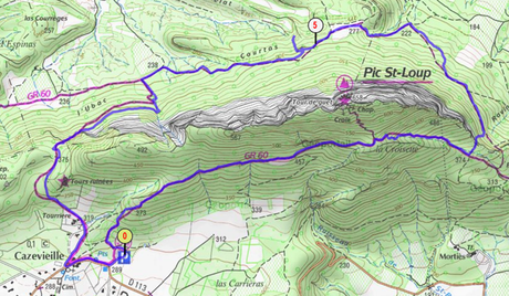 Tour du pic saint loup