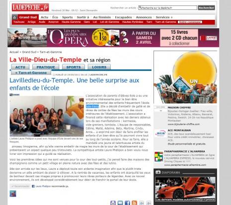 la dépêche article