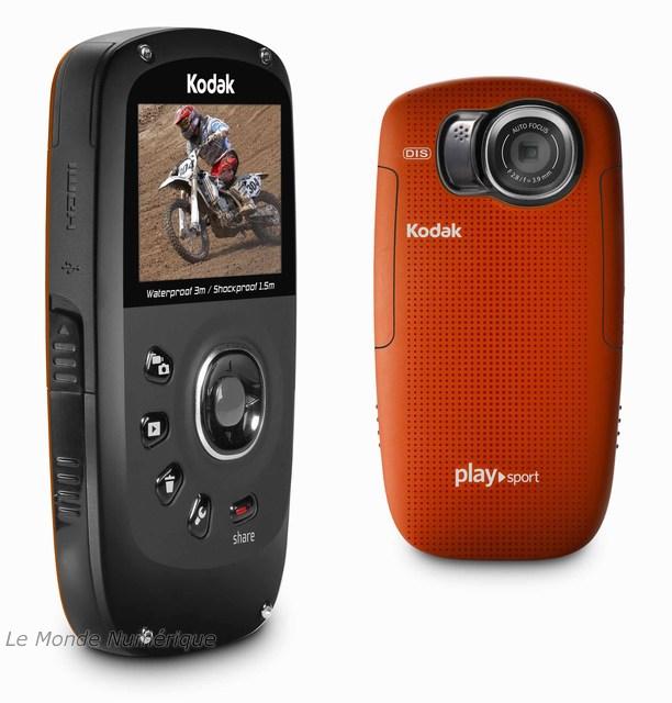 Medpi 2011 : Kodak expose ses deux nouveaux caméscopes de pcohe PlaySport et Playfull