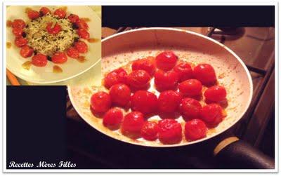 La recette Caramel : Tomates cerise au caramel
