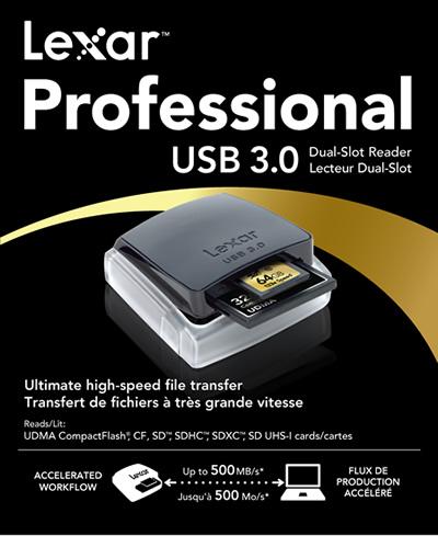 Nouveau lecteur USB 3.0 Dual-Slot Lexar