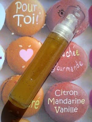 Lotion alcoolisée déodorante, Citron/Mandarine/Vanille