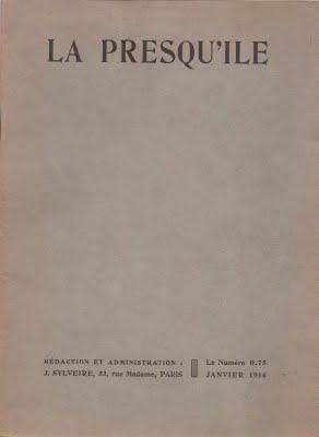 Pierre de Régnier, Joseph Kessel, René Clair dans La Presqu'île, 1916