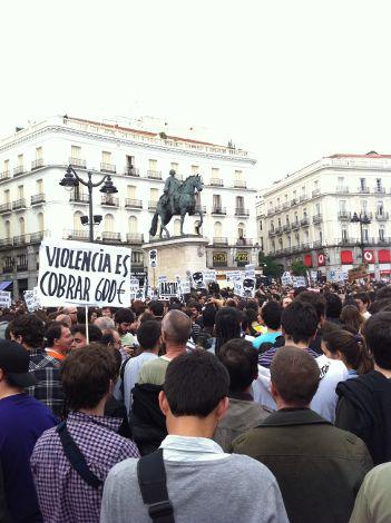 Assemblée générale à la Puerta del Sol à Madrid (elodie Cuzin).