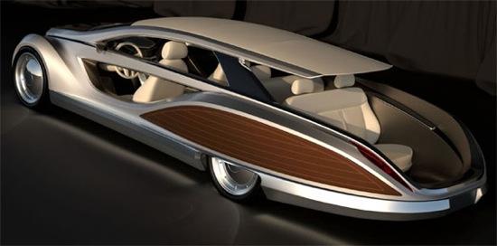 Limousine Beach Cruiser - Gray Design - 2