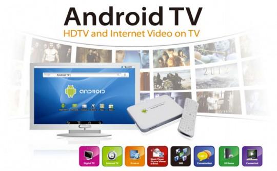 Android TV 540x333 Une set top box sous Android 2.2