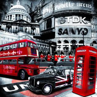 Affiches de Piccadilly circus à Londres