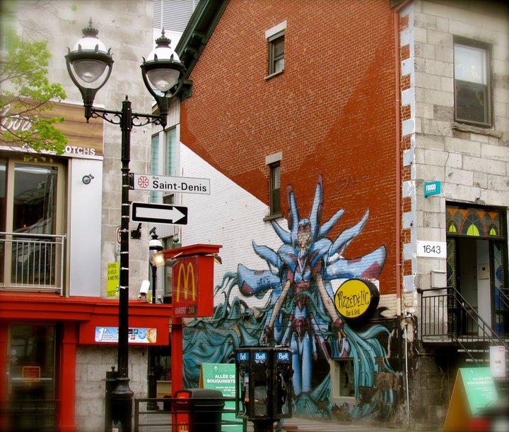 Des murs, à Montréal...par Magali Nirina MARSON (Madagascar).