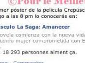 Première affiche Breaking Dawn dévoilée week