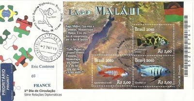 Lac Malawi et radio au Brésil