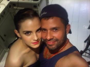 Mariano Vivanco poste sur facebook ses photos avec Emma Watson