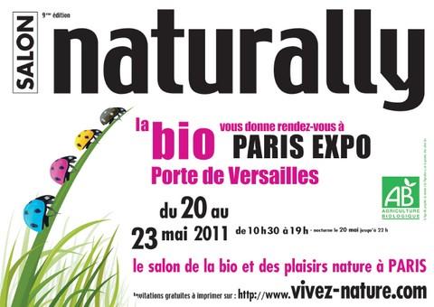 Salon Naturally à Paris, du 20 au 23 mai…