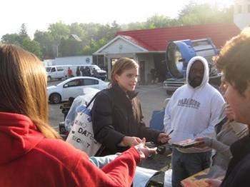 Emma Watson a Pittsburgh en tournage