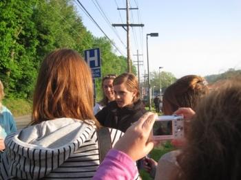 Emma Watson a Pittsburgh en tournage