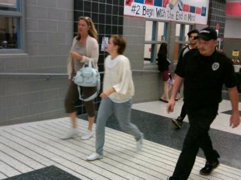 Emma Watson sur le tournage de