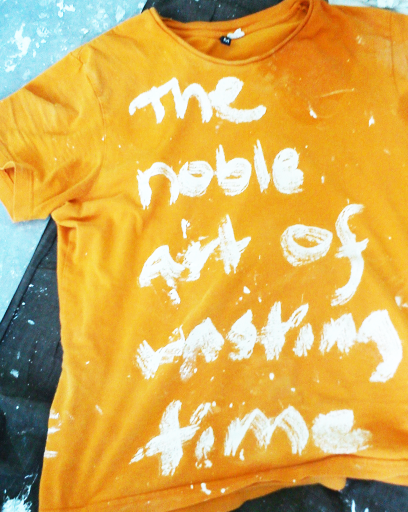 The noble art of waisting time.