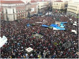 Puerta del sol manifestation