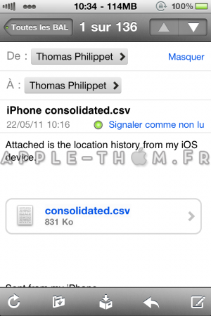 Footprintz : Visualiser vos données de localisation à une date de votre convenance