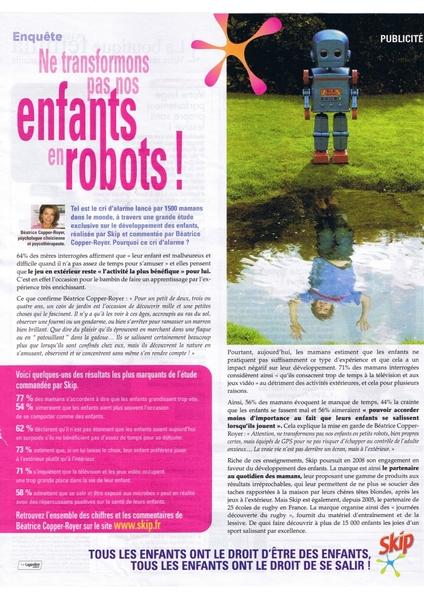 Publicité Skip nous lave cerveau plus blanc