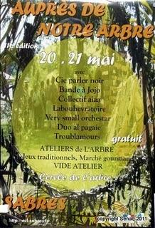 Participation au festival de l'Arbre à Sabres près de Marquèze dans les Landes (40)