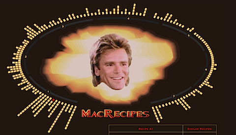 macGyver Toutes les recettes de Mac Gyver via MacRecipes