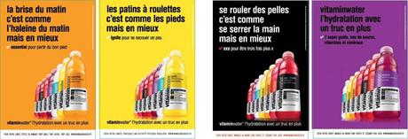 vitaminwater Vitaminwater l’hydratation avec quelque chose en plus !