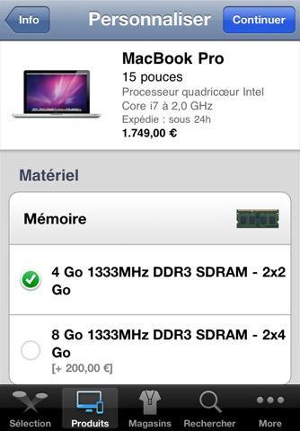 [iTunes] L’Apple Store a maintenant son application iPhone et iPad