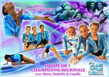 Un nouveau titre de Championne Régionale 2011 pour l’AGM aux Sables d’Olonne en DR GAF !