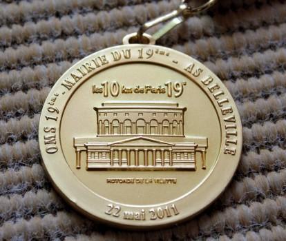 10km du 19eme - Medaille 188ème sortie – 10km du 19ème