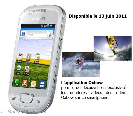 Un smartphone aux couleurs de la marque Oxbow