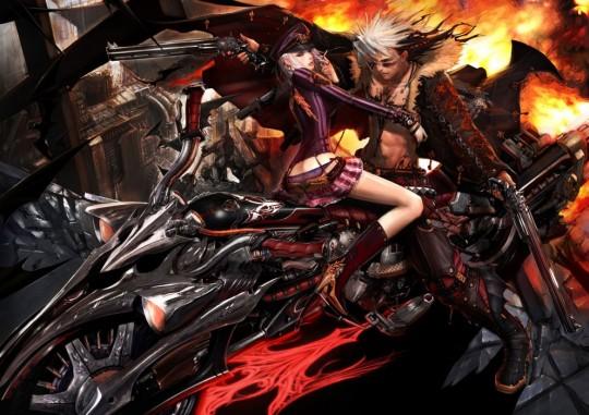 bike 992x701 540x381 Les impressionnantes illustrations de Rupid79