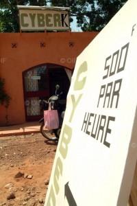 Cybercafé à Ouagadougou (Burkina Faso)