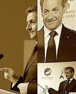 Sans DSK, Sarkozy se voit maître du monde.
