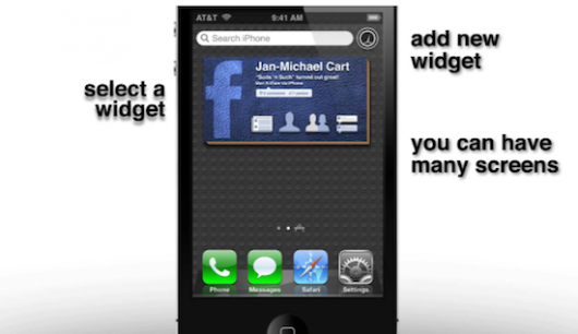 iOS 5 : Concept avec un air de Mac OS X Lion