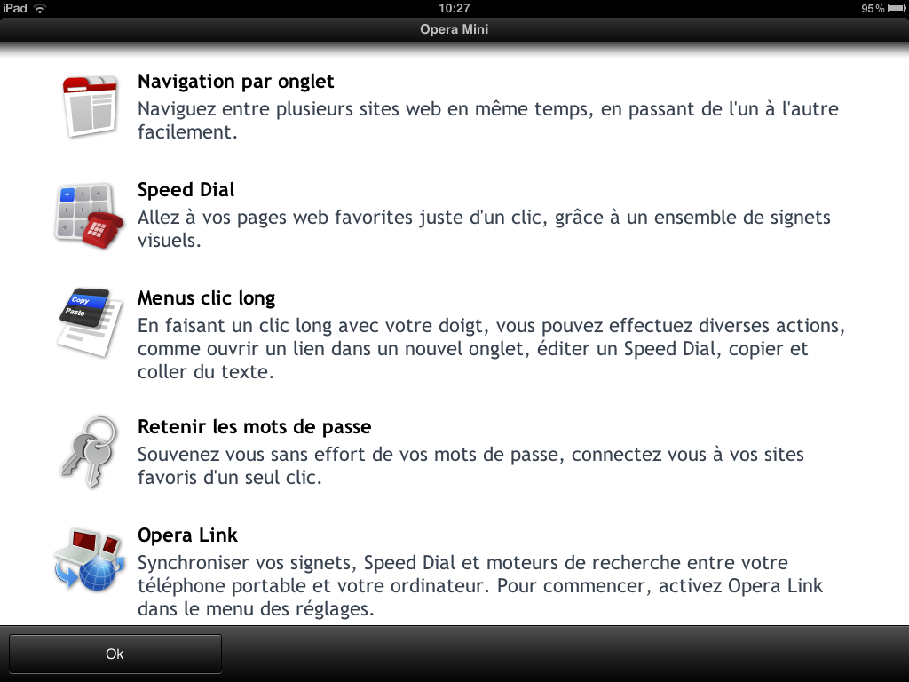 Opera Mini débarque sur iPad