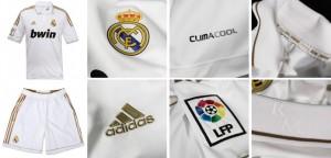 Nouveau maillot domicile et extérieur du Real Madrid 2011/2012