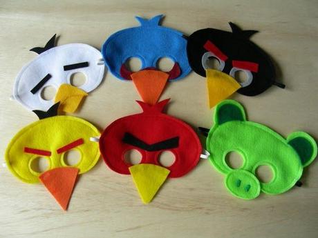 angry birds mask set 85 Cool Angry Birds Merchandise You Can Buy
