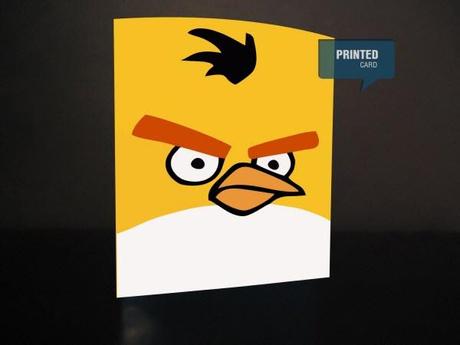 yellow bird card 85 Cool Angry Birds Merchandise You Can Buy