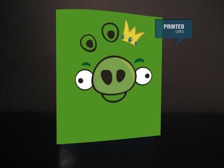 pig card 85 Cool Angry Birds Merchandise You Can Buy