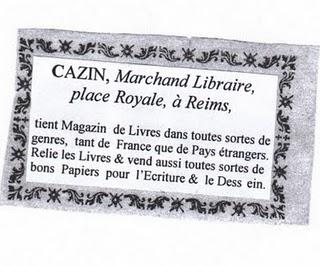 Actualités Caziniennes ou des nouvelles du futur ouvrage de référence sur (les) Cazin