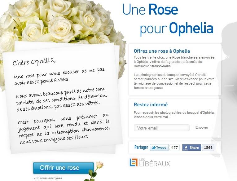 Une Pose pour Ophelia