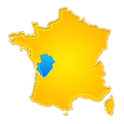 Carte Poitou Charentes