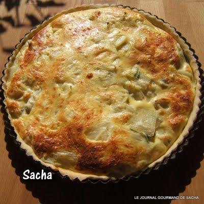 Tarte salée aux côtes de blettes