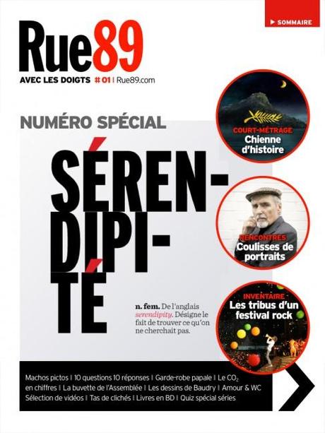 Rue89 avec les doigts, un magazine conçu pour l’iPad