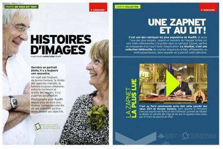 Rue89-2 Rue89 avec les doigts, un magazine conçu pour l’iPad