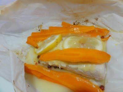 Papilote de Cabillaud au Lemon Curd